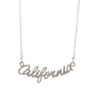 Pretty "California" Necklace- silver
